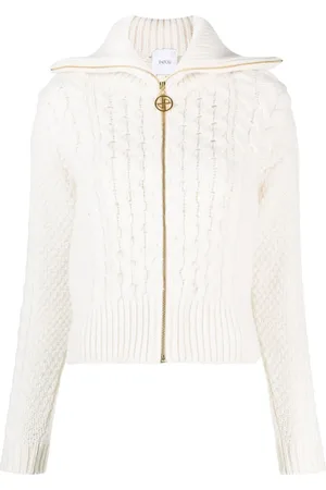 Patou Zip-fastening knitted jumper