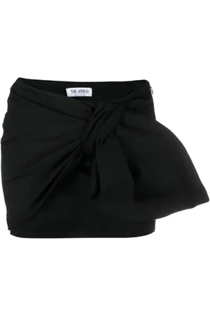The Attico Daiki tie-knit mini skirt