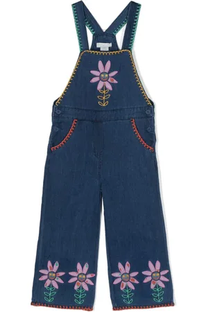 Molo Aer Printed Denim Overalls - Farfetch