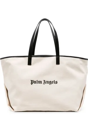 Palm Angels Logo-print canvas tote bag