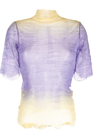 Tory Burch Ombré-effect high-neck top