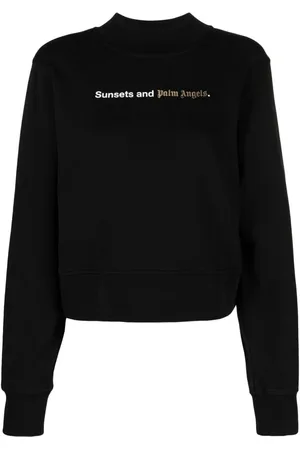 Palm Angels Sunsets-print cotton sweatshirt