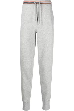 Paul Smith Logo-patch cotton track pants