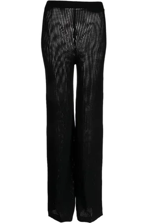 Cynthia Rowley High-waist knitted trousers
