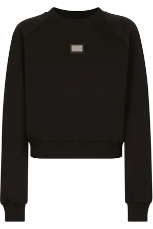 Dolce & Gabbana Logo-plaque crew-neck sweatshirt