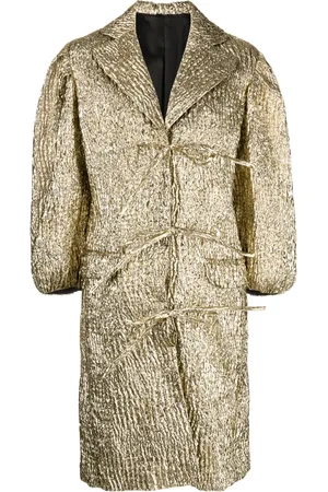 Simone Rocha Crinkled cloqu??-effect coat