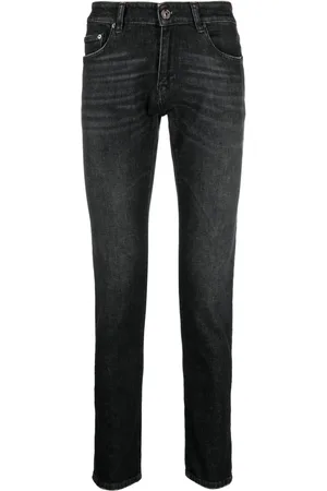 PT Torino Logo-patch skinny-cut jeans