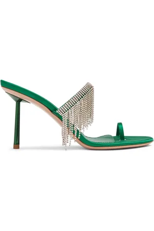 LE SILLA Jewels 80mm crystal-embellished sandals
