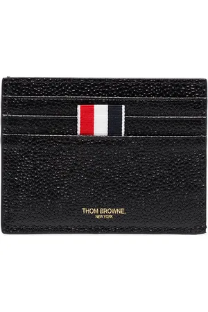 Thom Browne Pebbled-leather card holder