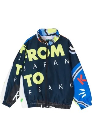 Kenzo Reversible Tricolor Nylon Windbreaker Kenzo