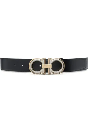 Salvatore Ferragamo Gancini-buckle leather belt