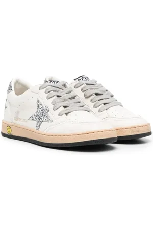 Golden Goose Star-patch leather sneakers