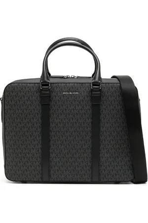 Michael Kors Hudson Logo Laptop Bag - Black