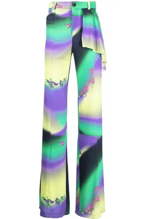 Natasha Zinko Gradient-print trousers