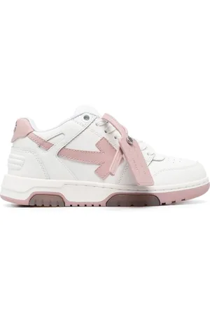 Off-White OUT OF OFFICE OOO Beige Pink Low Top Sneakers - Sneak in Peace