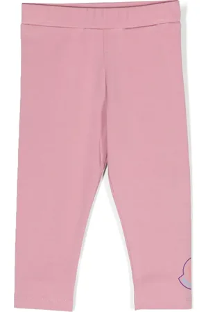 Moncler Logo-tag cotton leggings