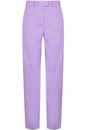 The Attico High-waisted straight-leg trousers