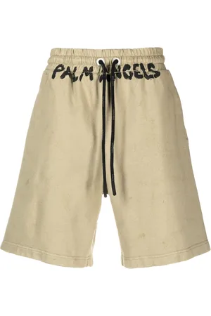 Palm Angels Seasonal logo-print drawstring shorts