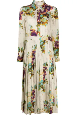 Tory Burch Floral-print midi shirtdress