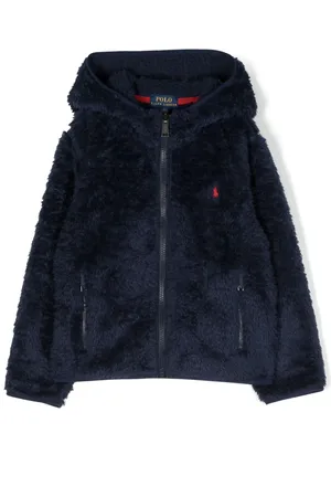 Ralph Lauren Polo Pony fleece-texture jacket