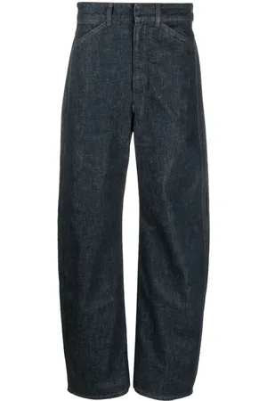 LEMAIRE Seamless mid-rise wide-leg jeans