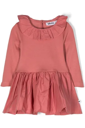 Molo Ruffle-detailing cotton dress