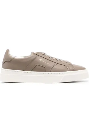 santoni Gloria leather sneakers
