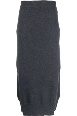 Barrie High-waisted knit skirt