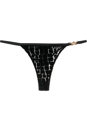 Versace La Vacanza G-String Thong - Black