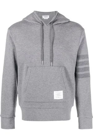 Thom Browne Stripe-detail sleeve hoodie