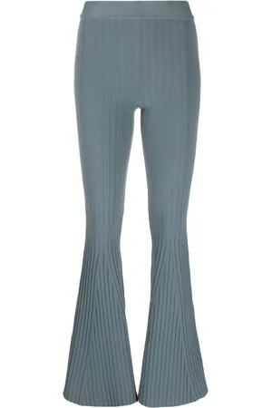 LIVE THE PROCESS Jaya ribbed flared trousers