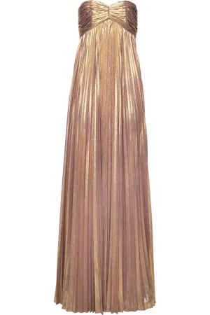 Retrofete Lyanna metallic-finish dress