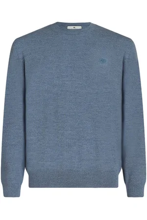 Etro Pegaso-embroidered wool jumper