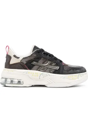 Premiata Drake logo-patch sneakers