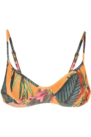 Birds In Paradise Bikini Top by Freya, Palm Print, Halterneck Bikini