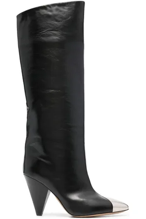Isabel Marant Lilezio 95mm leather knee-high boots