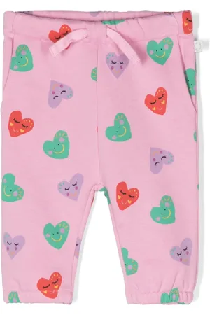 Stella McCartney Heart-print slim-cut leggings
