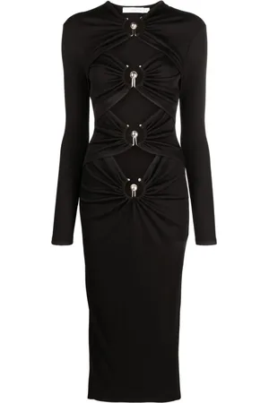 CHRISTOPHER ESBER Orbit cut-out midi dress