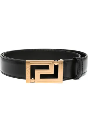 VERSACE Greca Goddess leather belt