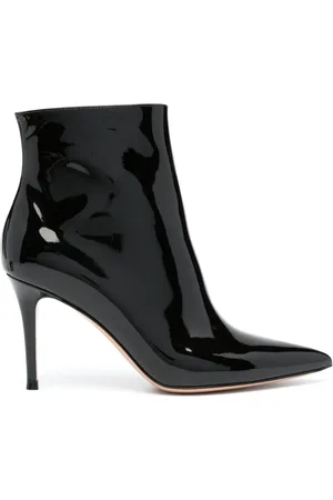 Gianvito Rossi 90mm leather ankle boots