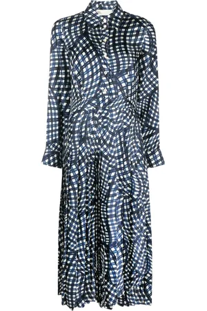 Tory Burch Graphic-print silk shirtdress