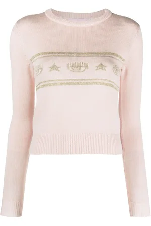 Chiara Ferragni Eyestar intarsia-knit sweater