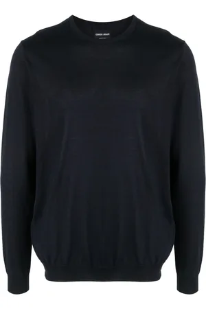 Giorgio Armani Crew-neck silk-cotton jumper