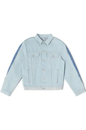 Heron Preston Logo-patch denim jacket