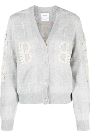 Barrie Logo-embossed cashmere cardigan