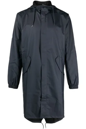 Rains Zip-up hooded raincoat