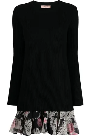 Twin-Set Long-sleeve jumper dress