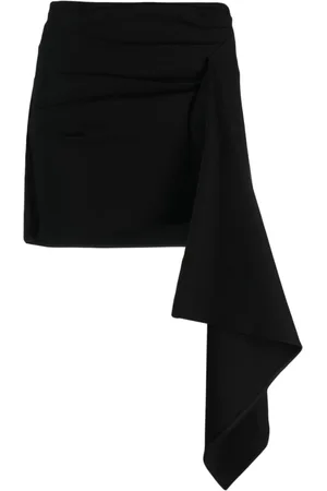 GAUGE81 Rivera asymmetric draped miniskirt