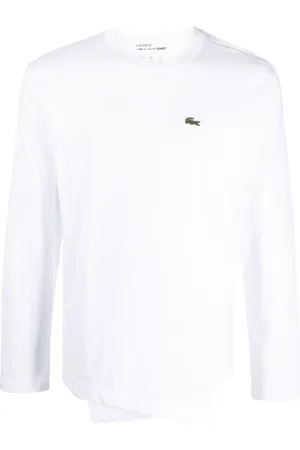 Comme des Garçons X Lacoste asymmetric long-sleeve T-shirt
