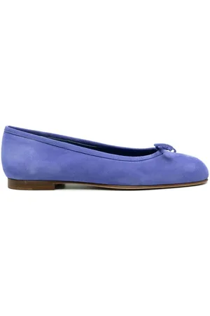Manolo Blahnik Veralli flat suede ballerinas